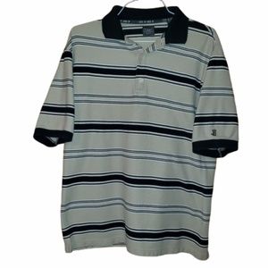 Men's Haggar Golf Cool 18 Striped Polo